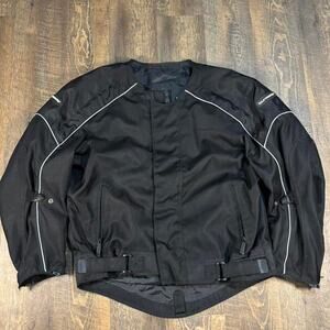 Tour master black motorcycle jacket